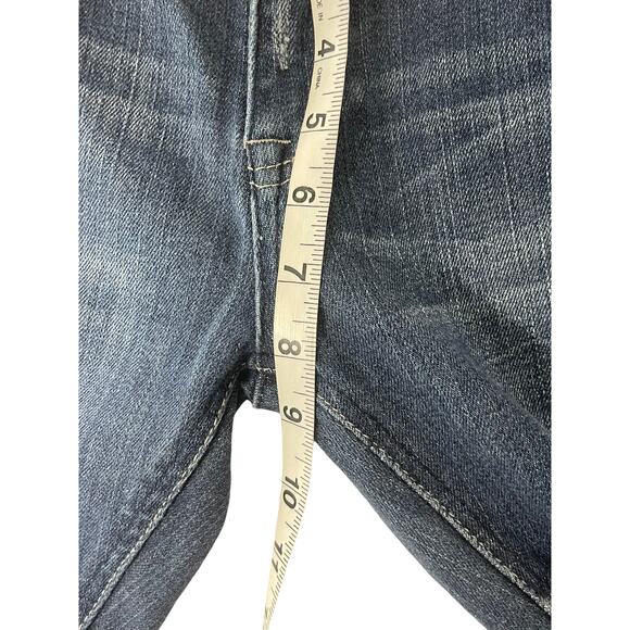ROXY‎ Size 11 Tall Y2K Low Rise Denim Straight Leg Jeans - Picture 8 of 10